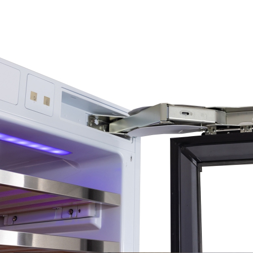 KUCHT Professional 24-inch Built-in Panel Ready Three Zones Wine Cooler