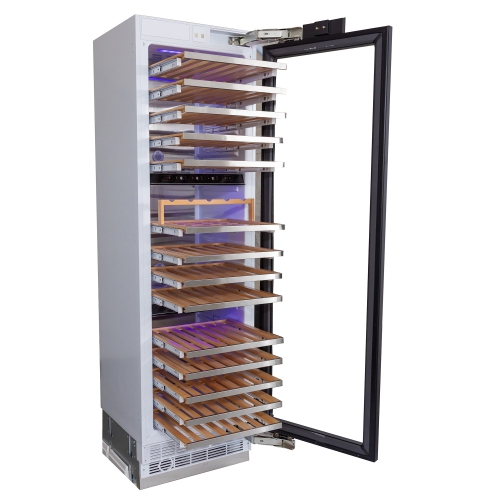 KUCHT Professional 24-inch Built-in Panel Ready Three Zones Wine Cooler