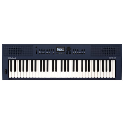 Boîte ouverte - Clavier de création musicale à 3 61 touches GO:KEYS de Roland - Bleu minuit