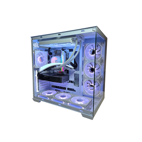 TECHBYTES Griffin | Custom Gaming PC | RTX 5060 | Ryzen 5 5600 3.5 GHz | DDR4 32GB Ram 3200MHz| 1TB NVMeSSD | Wi-Fi | Win 11 PRO | White