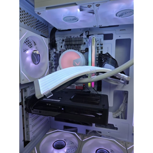 TECHBYTES Griffin | Custom Gaming PC | RTX 5060 | Ryzen 5 5600 3.5 GHz | DDR4 32GB Ram 3200MHz| 1TB NVMeSSD | Wi-Fi | Win 11 PRO | White