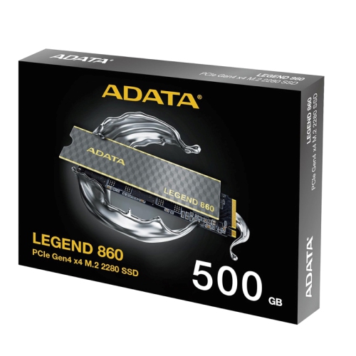 ADATA LEGEND 860 500GB PCIe 4.0 ×4 internal M.2 2280 NVMe SSD