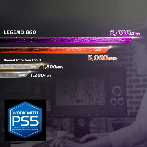 ADATA LEGEND 860 500GB PCIe 4.0 ×4 internal M.2 2280 NVMe SSD