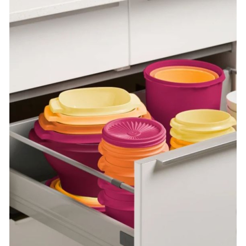 Tupperware , Heritage Collection Food Storage Containers, 32-piece , Red