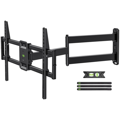 USX MOUNT Full Motion Long Arm TV Wall Mount for Most 37-80 Inch TVs up to 100 Lbs, Smooth Motion Swivel and Tilt TV Bracket, 32.05 Inch Extension,