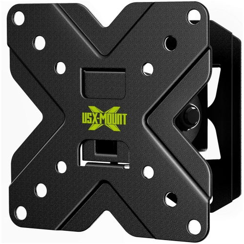 USX MOUNT TV Wall Mount Monitor Mount Bracket with Adjustable Tilt Swivel for 10inch to 26inch LED LCD OLED TVs and Monitors - VESA Size Up to