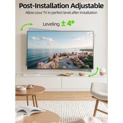 USX MOUNT Full Motion Long Arm TV Wall Mount for Most 32-70 Inch TVs up to 80 Lbs, TV Wall Bracket with Smooth Motion Swivel Tilt, 31.22" Extension,