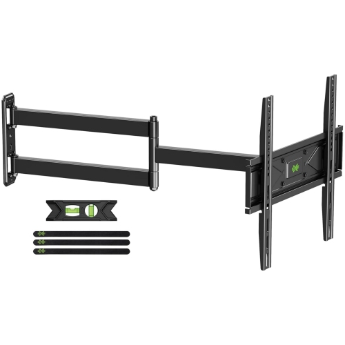 USX MOUNT Full Motion Long Arm TV Wall Mount for Most 32-70 Inch TVs up to 80 Lbs, TV Wall Bracket with Smooth Motion Swivel Tilt, 31.22" Extension,