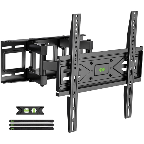 USX MOUNT Full Motion TV Wall Mount for 32-65 Inch TVs up to 99 Lbs, Wall Mount TV Bracket Smooth Swivel Extension, Articulating TV Mount Fit 12" 16"