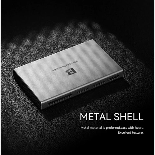 L'ordinateur 5-en-1 à lecteur de cartes USB3.0 peut lire CF SD TF MS M2, adapté aux téléphones mobiles/appareils photo/tablettes