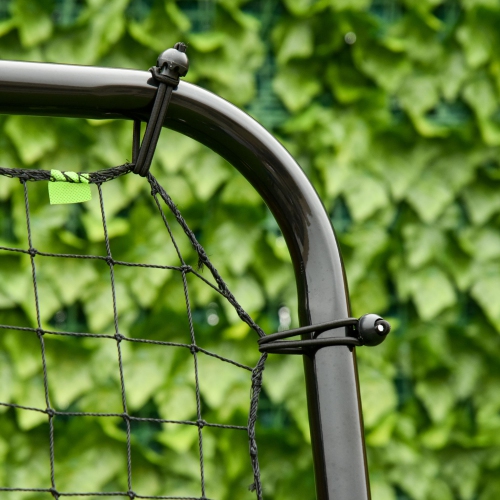 Soozier Volleyball Rebounder Net, Angle Adjustable Soccer Rebounder, Lacrosse Baseball Volleyball Training Equipment Aid for Kickback Target Goal