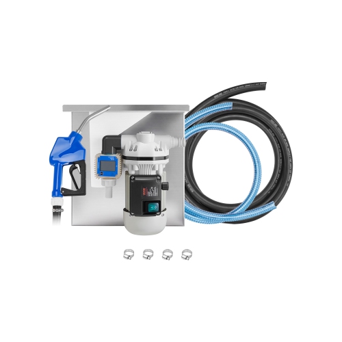 VEVOR  110V Def Transfer Pump Kit, 10.5 Gpm, Diaphragm Self Priming Electric Water Pump for Diesel Exhaust Fluid Urea, w Mounting Bracket Flow Meter