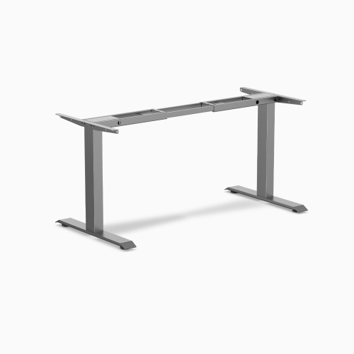 Desky Zero Fixed Office Desk Frame – Matte Black, Fixed 27.5″ Height, 309 lb Capacity, Tool-Free Assembly