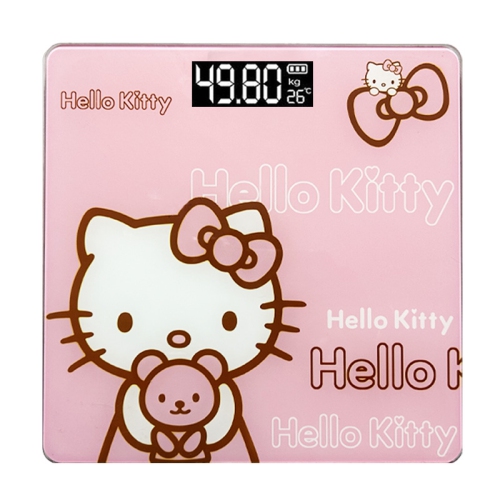 Pèse-personne intelligent – Style de dessin animé, mesures précises, durable, précis et pèse-personne, pèse-personne numérique, rechargeable – KT Cat