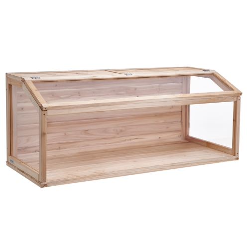 VEVOR 48 x 20 x 20in Wooden Hamster Cage, 270° Viewing Hamster Habitat,Dwarf Hamster Cages with Openable Top, Ventilated Small Animal Cage, Pet Mouse