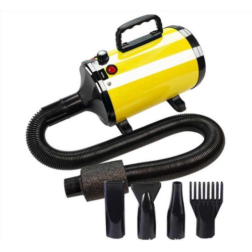 2800W Dog Hair Dryer - Adjustable Speed & Temperature Dog & Cat Dryer, Quiet Blower with Cool & Hot Air, Lightweight & Portable, Ideal for Home and