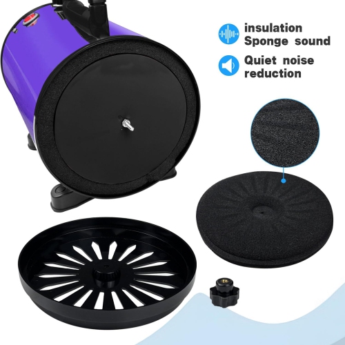 2800W Dog Hair Dryer - Adjustable Speed & Temperature Dog & Cat Dryer, Quiet Blower with Cool & Hot Air, Lightweight & Portable, Ideal for Home and