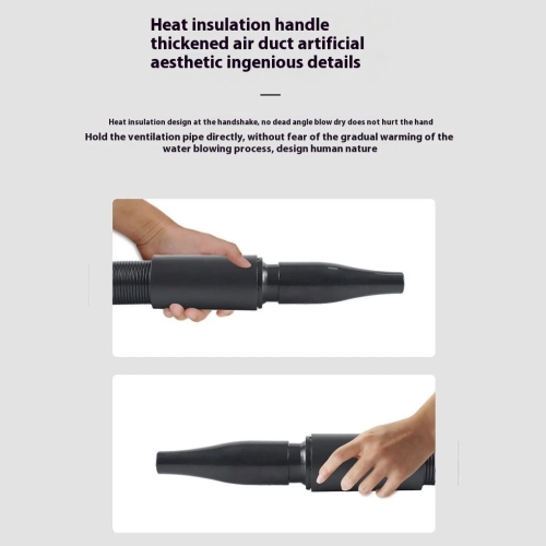 Sèche-cheveux soufflant et aspirant, séchoir à cheveux pour animaux à grand volume d'air, souffleur à eau haute puissance avec aspirateur, adapté