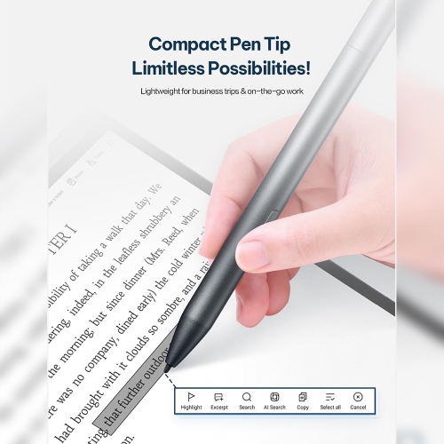 iFLYTEK AINOTE Air 2 Bundle - Black Folio Case, 8.2-inch AI Note-Taking Tablet Writing Paper Tablets, Digital Notebook with Pen, Voice-to-Text