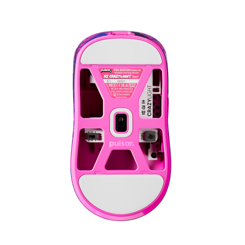 Pulsar X2 Mini CRAZYLIGHT Wireless Gaming Mouse 35g Ultra-Lightweight, 8K Polling Rate, Symmetrical Design for FPS & Esports, Includes 8K Dongle, PRX