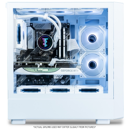 ViprTech Overlord 2.0 Wood Gaming PC - AMD Ryzen 7 5700X, RTX 5070 12GB, 32GB DDR4, 2TB SSD, 800W Gold, VR-Ready, RGB Keyboard Mouse, Desktop