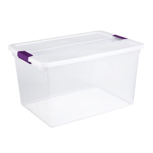 Sterilite 66 Quart Storage Totes, 6 Pack, and 6 Quart Storage Totes, 12 Pack