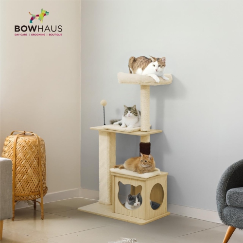 CAPHAUS 42-Inch Multi-Level Cat Tree