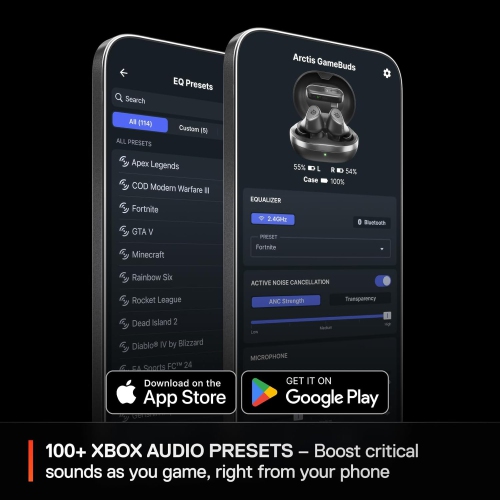 SteelSeries Arctis GameBuds In-Ear Gaming Headphones for Xbox - Black