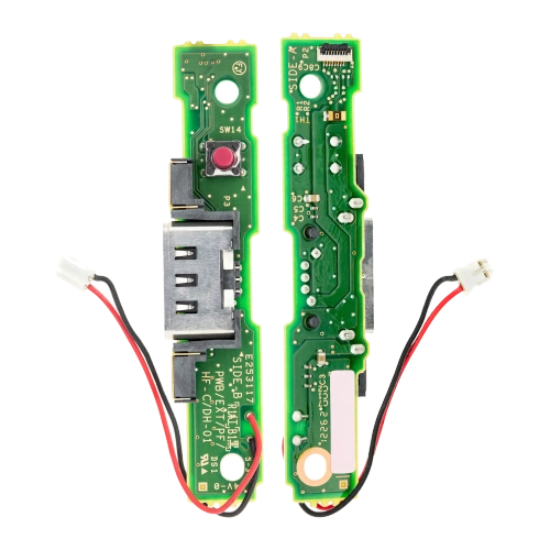 Port de chargement avec carte de circuits imprimés compatible avec Nintendo Wii U.