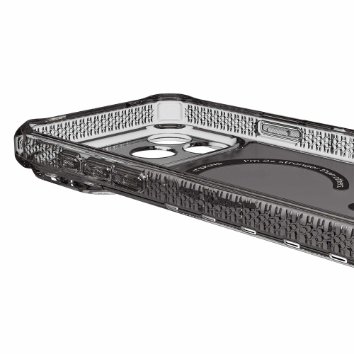 ITSKINS Hybrid_R Vapor MagSafe Case iPhone 17 Pro Smoke