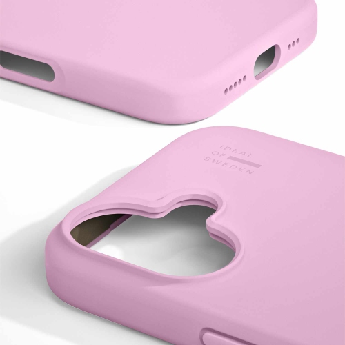 Étui en silicone MagSafe d'Ideal of Sweden pour iPhone 17 rose bonbon