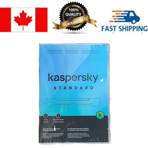 KASPERSKY  Standard 1-Device, 1-Year License Pkc DVD Case, PC/mac/android