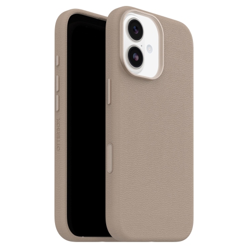 Étui en cuir de cactus Symmetry avec MagSafe d'OtterBox et commande de caméra pour iPhone 17 Gris Confort