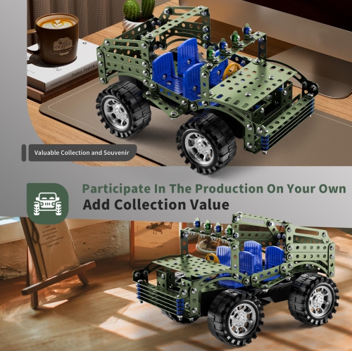 Projets de construction Ensemble de voiture modèle Jouets pour enfants garçons de 8-12 12 à 16 ans, Assembly Science Modèles de voitures Jouets
