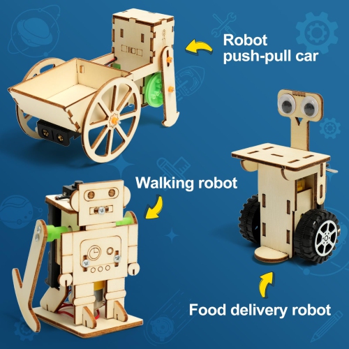 STEM Robotics Science Kits for Kids Age 8-12 8-10, Boy Crafts Robot Building Kit 8-10, STEM Toys for Boys Gifts Age 8 9 10 12 13 14 Year Old