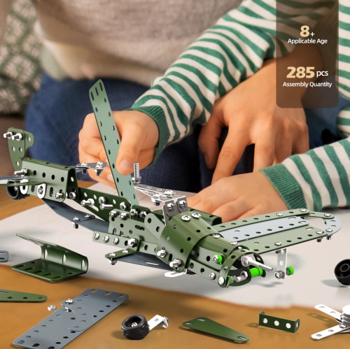 Bâtir des projets STIM Jouets pour enfants filles 8 à 12-16, Trousse de science d'assemblage Modèle d'avion Cadeau d'anniversaire pour enfants