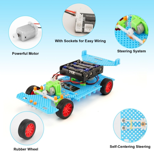 Building Remote Control Car, Model Car Kits, Gifts for Boys 10-16, 3D Puzzles Science Educational Crafts, Toys for 8 9 10 11 12 13 14 Year Old