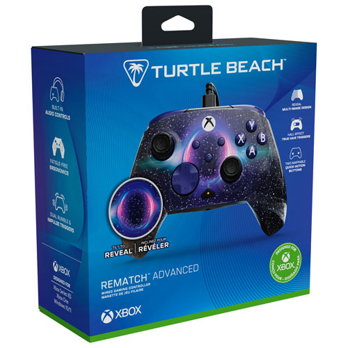 Manette de jeu avec fil Rematch Advanced de Turtle Beach pour Xbox Series X|S/Xbox One/PC