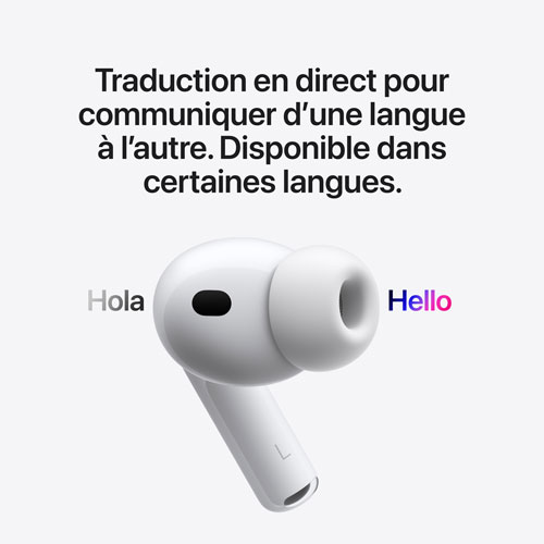 Écouteurs boutons 100 % sans fil à suppression du bruit AirPods Pro 3 d'Apple avec étui de chargement MagSafe