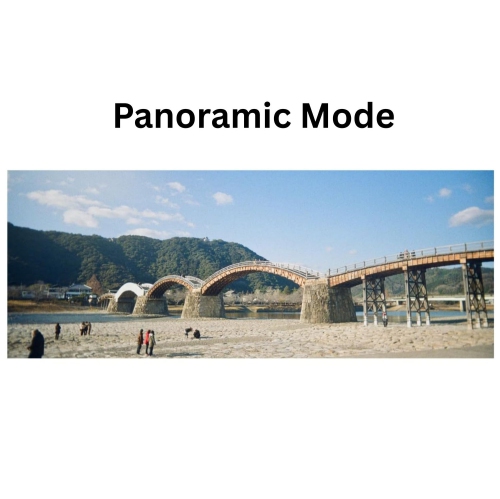 RETO PANO Reusable Film Camera 35mm Wide Lens, Panorama, Cinematic Modes, Built-in Flash Plus Fujifilm 400 Film (36 Exposure)