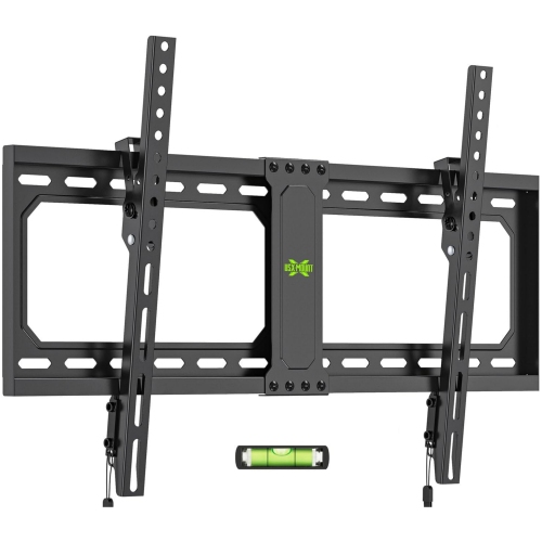 USX MOUNT Tilt TV Wall Mount for 37-82 Inch TVs up to 132 Lbs, Low Profile TV Mount, Flat Wall Mount TV Bracket, Fit 16", 18", 24" Wood Studs, Max
