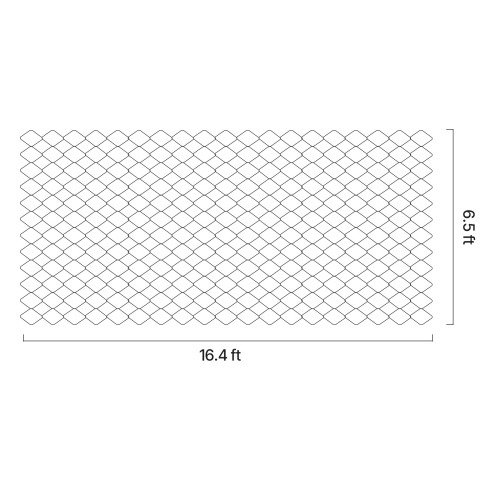 VEVOR 2 Inch Depth Gravel Grid, 32.81 x 9.84 FT / 10000 x 3000 mm, 1880 LBS Per Sq ft Grass Ground Retainer, Permeable Geo Grids Driveway