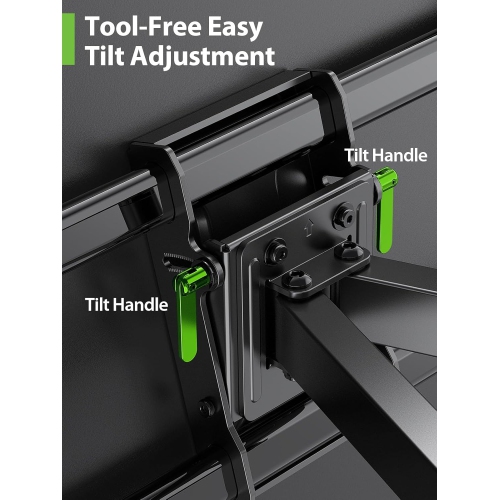 USX MOUNT Full Motion TV Wall Mount Bracket for Most 32-90 Inch TVs with Sliding Design for Centering, Holds up to 150lbs, Fits 16, 18, 24 inch Studs