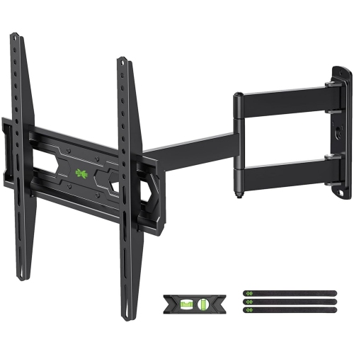 USX MOUNT Full Motion TV Wall Mount for 26-55 inch TVs up to 80lbs, LED LCD OLED Corner Wall Mount TV Bracket with Articulating Arm Swivel Extension
