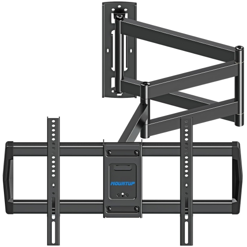 MOUNTUP 37.9" Long Arm TV Wall Mount for Most 42-75 Inch TVs, Full Motion Corner TV Bracket with Extension & Tilt & Swivel Articulating Arm, Max VESA
