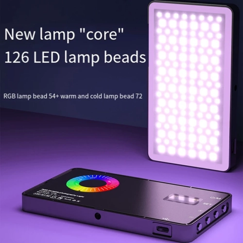 RGB LED Video Fill Light 4000Mah Battery Rechargeable Video Light Used For Photography Video Live Fill Easy Install