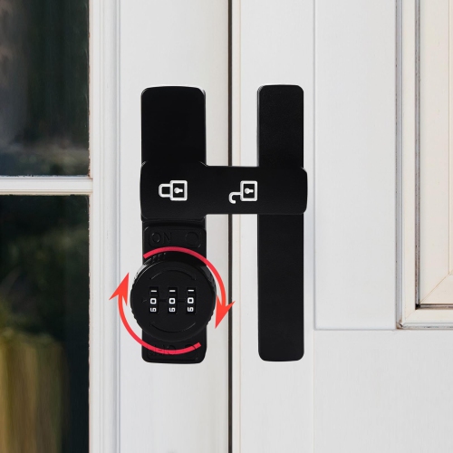 180 Degree Keyless Cabinet Locks Password Latches Combination Locks for Privacy and Easy Installation on Cabinets Drawers Doors