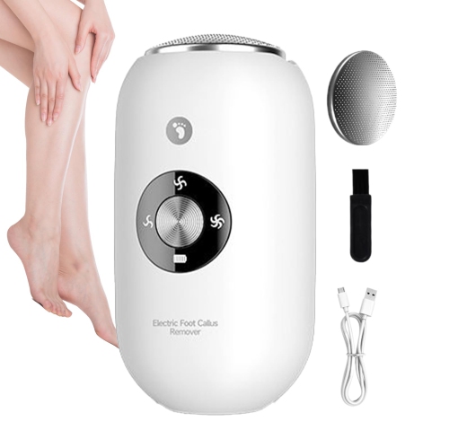 Electric Foot File Hardness, Electric Hardness Filer, Callus Remover for Dead, Hard and Cracked Skin, Polish Calluses, Professional Pedicure