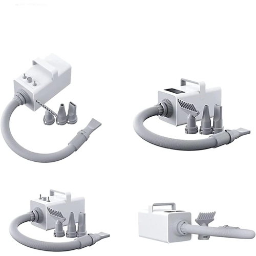 Sèche-cheveux pour animaux Sèche-animaux Ntelligent Séchage rapide pour chiens Grossissement pour chats Petit sèche-cheveux 2200&nbsp;W au vent chaud