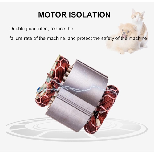 2000W Pet Hair Dryer, Adjustable 2 Temperature Settings for Dogs and Hair Dryers with 3 Different Nozzles, Stepless Adjustable Speed ​​for Dogs and